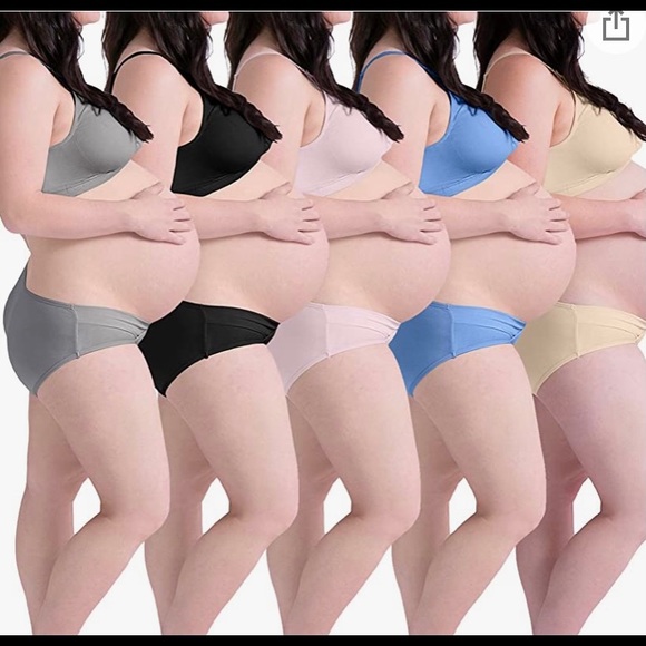 Kindred Bravely Under The Bump Maternity Pregnancy Underwear Panties NWOT - Picture 3 of 5